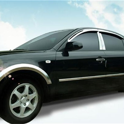 Putco 07-18 Jeep Wrangler - 4DR- Stainless Steel Window Trim Accents