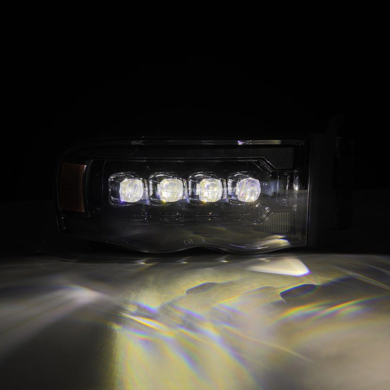 AlphaRex 02-05 Dodge Ram 1500 NOVA LED Proj Headlights Alpha Black w/Activ Light/Seq Signal AlphaRex 02-05 Dodge Ram 1500 NOVA LED Proj Headlights Alpha Black w/Activ Light/Seq Signal