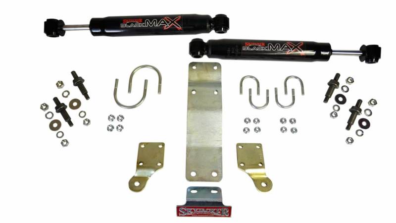 Skyjacker 2007-2017 Jeep Wrangler (JK/JKU) (Use w/ JK717TR) Dual Steering Damper Kit w/ Black Max Skyjacker 2007-2017 Jeep Wrangler (JK/JKU) (Use w/ JK717TR) Dual Steering Damper Kit w/ Black Max