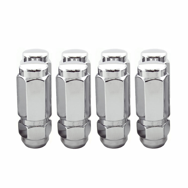 McGard Hex Lug Nut (Cone Seat / Duplex) 1/2-20 / 7/8 Hex / 2.5in. Length (8-Pack) - Chrome McGard Hex Lug Nut (Cone Seat / Duplex) 1/2-20 / 7/8 Hex / 2.5in. Length (8-Pack) - Chrome