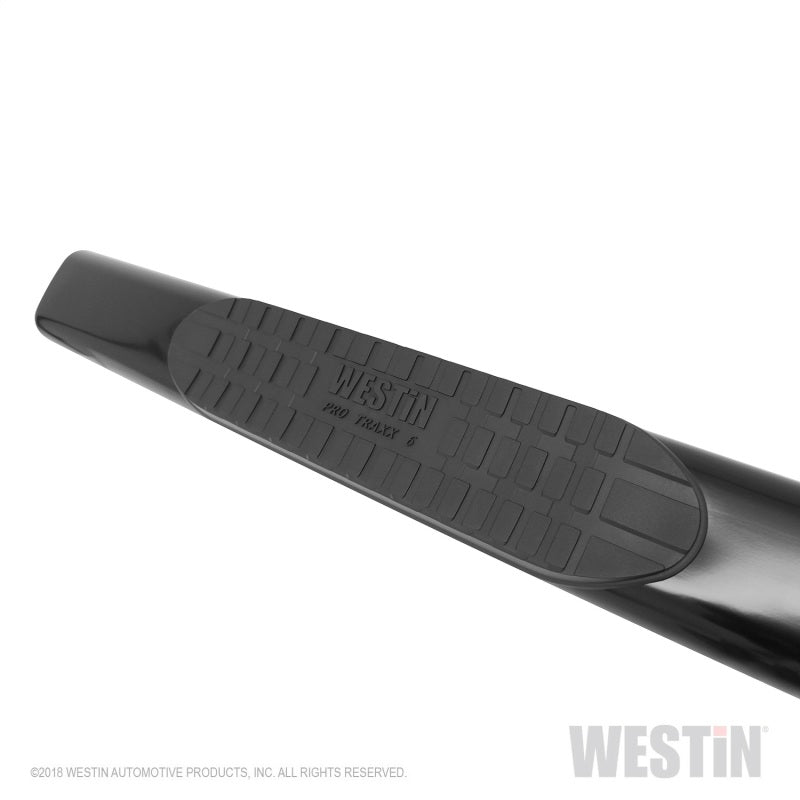 Westin 2015-2018 Ford F-150 SuperCab PRO TRAXX 6 Oval Nerf Step Bars - Black Westin 2015-2018 Ford F-150 SuperCab PRO TRAXX 6 Oval Nerf Step Bars - Black