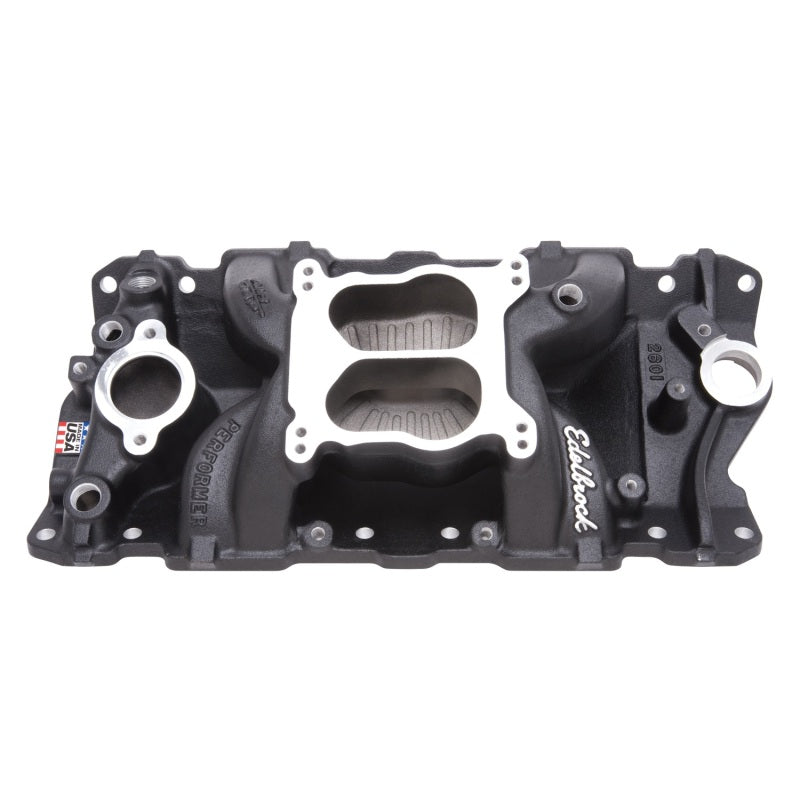 Edelbrock Manifold SBC Performer Air Gap Black Edelbrock Manifold SBC Performer Air Gap Black