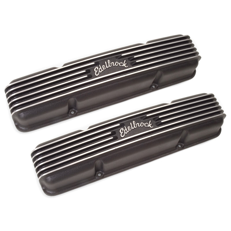 Edelbrock Valve Cover Classic Series Chevrolet 1959-1986 262-400 CI V8 Black Edelbrock Valve Cover Classic Series Chevrolet 1959-1986 262-400 CI V8 Black