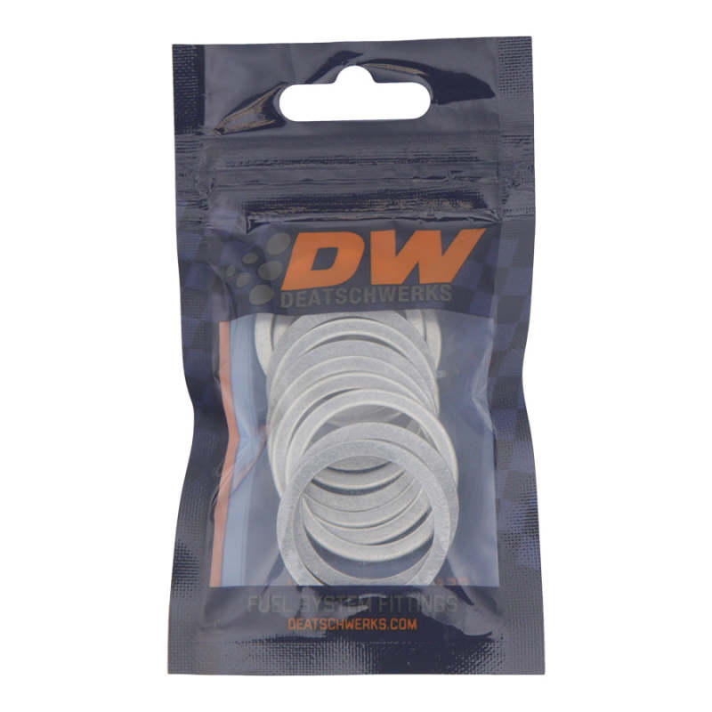 DeatschWerks -10 AN Aluminum Crush Washer (Pack of 10) DeatschWerks -10 AN Aluminum Crush Washer (Pack of 10)