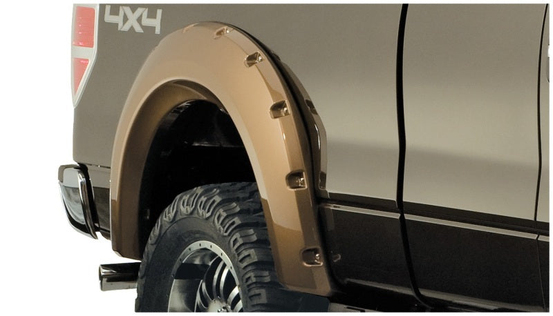 Bushwacker 09-14 Ford F-150 Styleside Max Pocket Style Flares 4pc 67.0/78.8/97.4in Bed - Black Bushwacker 09-14 Ford F-150 Styleside Max Pocket Style Flares 4pc 67.0/78.8/97.4in Bed - Black