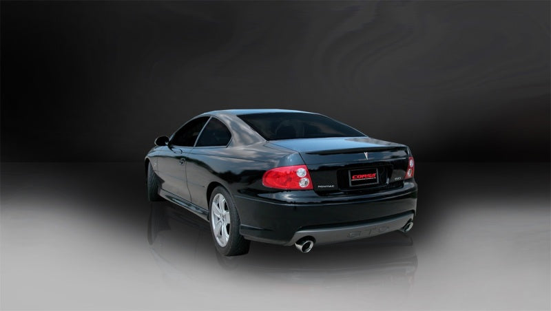 Corsa 2005-2006 Pontiac GTO 6.0L V8 2.5in Sport Cat-Back + XPipe Exhaust Polished Tips Corsa 2005-2006 Pontiac GTO 6.0L V8 2.5in Sport Cat-Back + XPipe Exhaust Polished Tips