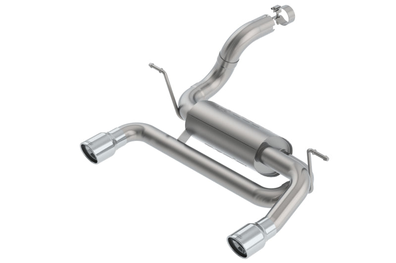 Borla 18-19 Jeep Wrangler JL/JLU 2.0L 4Cyl 2DR/4DR Axle Back Exhaust ATAK w/ 3.5in Tips Borla 18-19 Jeep Wrangler JL/JLU 2.0L 4Cyl 2DR/4DR Axle Back Exhaust ATAK w/ 3.5in Tips