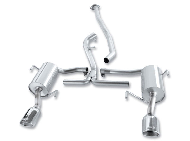 Borla 08-10 Subaru Impreza 2.5i Sedan 4DR SS Catback Exhaust Borla 08-10 Subaru Impreza 2.5i Sedan 4DR SS Catback Exhaust