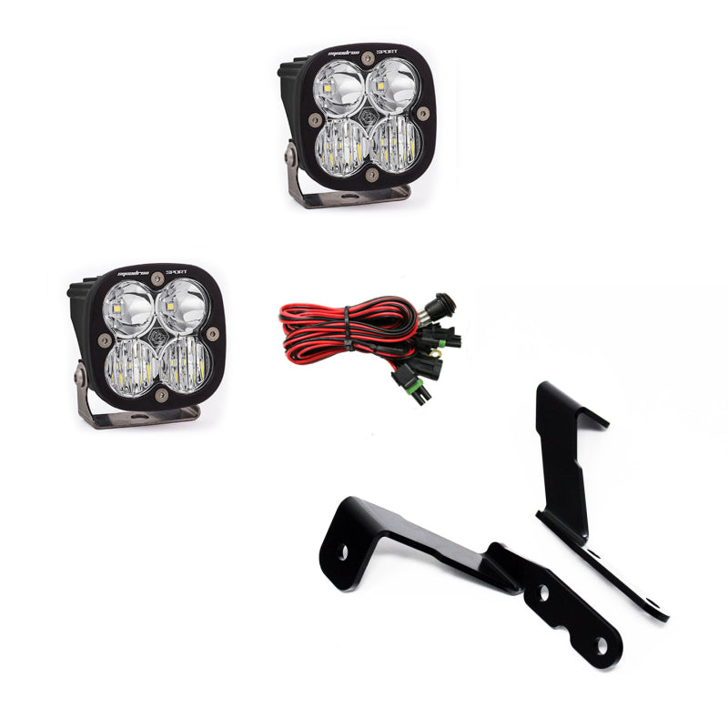 Baja Designs 2007-2013 GM Silverado/Sierra Squadron Sport Lights A-Pillar Kit Baja Designs 2007-2013 GM Silverado/Sierra Squadron Sport Lights A-Pillar Kit