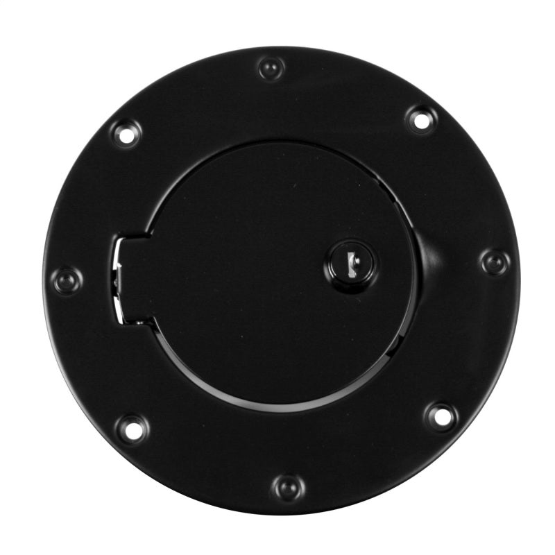 Rugged Ridge 97-06 Jeep Wrangler TJ Black Locking Gas Cap Door Rugged Ridge 97-06 Jeep Wrangler TJ Black Locking Gas Cap Door