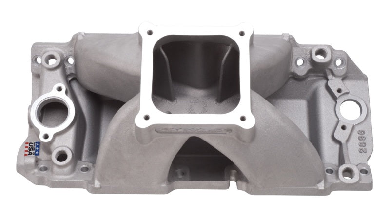 Edelbrock Manifold BBC Short Deck Super Victor 565 Conventional Rect Port Heads Edelbrock Manifold BBC Short Deck Super Victor 565 Conventional Rect Port Heads