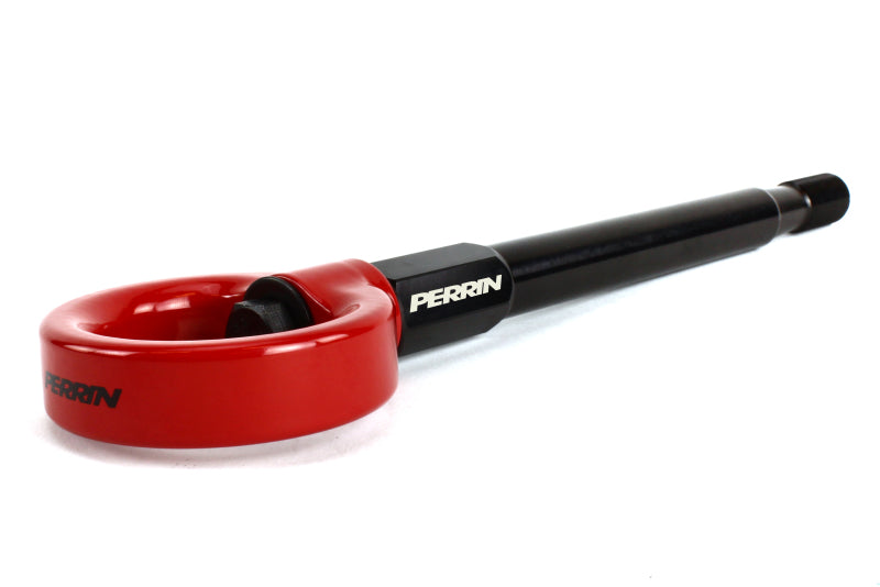 Perrin 08-14 Subaru WRX/STI Tow Hook Kit (Front) - Red Perrin 08-14 Subaru WRX/STI Tow Hook Kit (Front) - Red