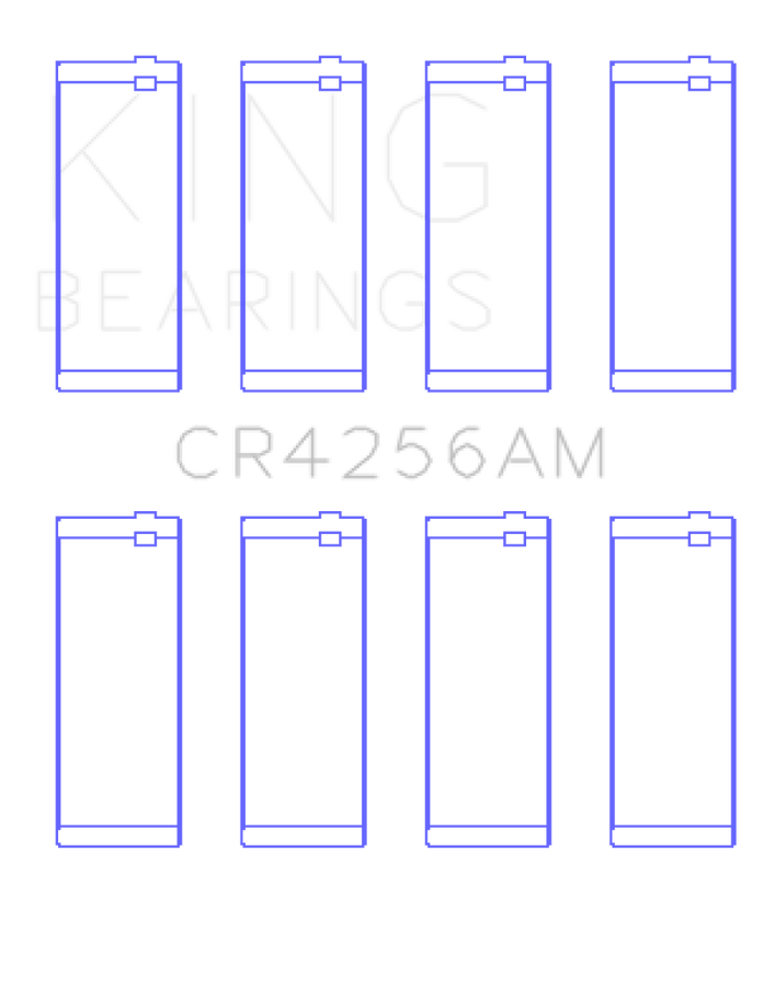 King Chrysler 148/148 Turbo DOHC 16V / Jeep 148 DOHC 16V (Size +0.50) Rod Bearing Set King Chrysler 148/148 Turbo DOHC 16V / Jeep 148 DOHC 16V (Size +0.50) Rod Bearing Set