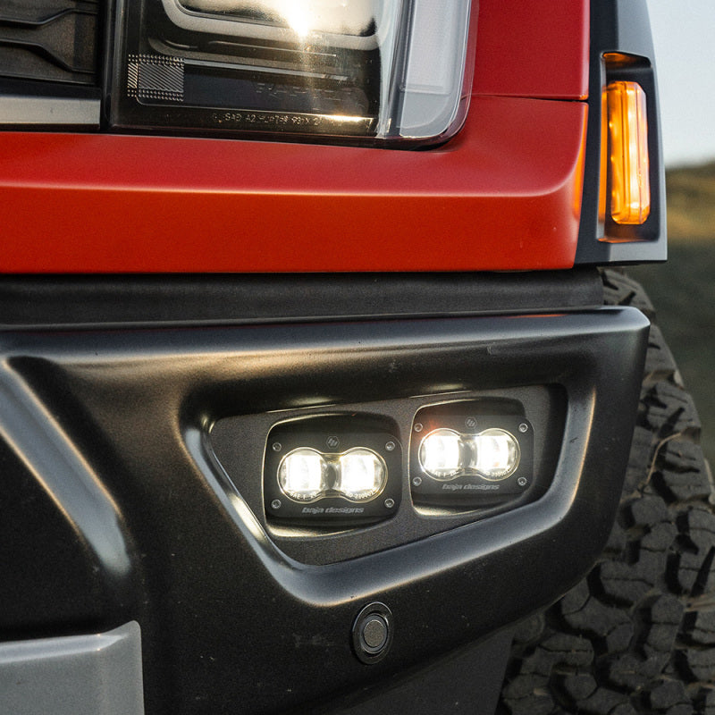 Baja Designs 21-22 Ford F-150 Raptor S2 SAE Dual Fog Pocket Light Kit - Clear Baja Designs 21-22 Ford F-150 Raptor S2 SAE Dual Fog Pocket Light Kit - Clear