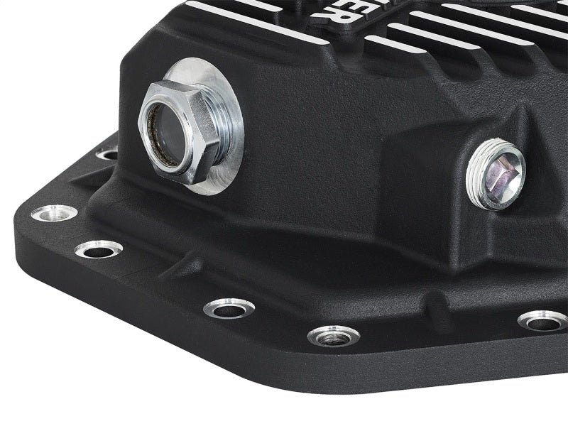 aFe Power Pro Series Rear Differential Cover Black w/Machined Fins 17-19 Ford Diesel Trucks V8-6.7L aFe Power Pro Series Rear Differential Cover Black w/Machined Fins 17-19 Ford Diesel Trucks V8-6.7L