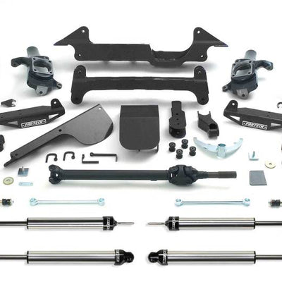 Fabtech 03-08 Hummer H2 Suv/Sut 4WD w/Rr Coil Springs 6in Perf Sys w/Dlss Shks