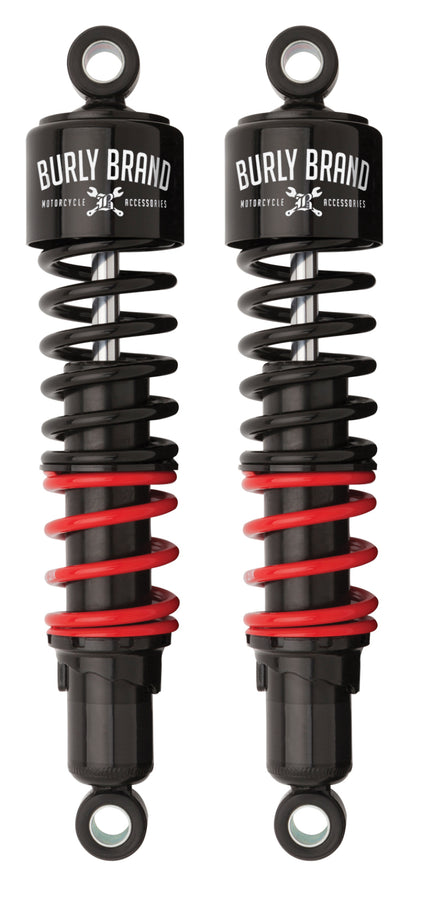 Burly Brand Stiletto Shocks 13.5in - Black Burly Brand Stiletto Shocks 13.5in - Black