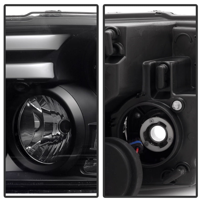 Spyder Dodge Ram 13-15 Projector Headlights Light Bar DRL Black PRO-YD-DR13-LBDRL-BK Spyder Dodge Ram 13-15 Projector Headlights Light Bar DRL Black PRO-YD-DR13-LBDRL-BK