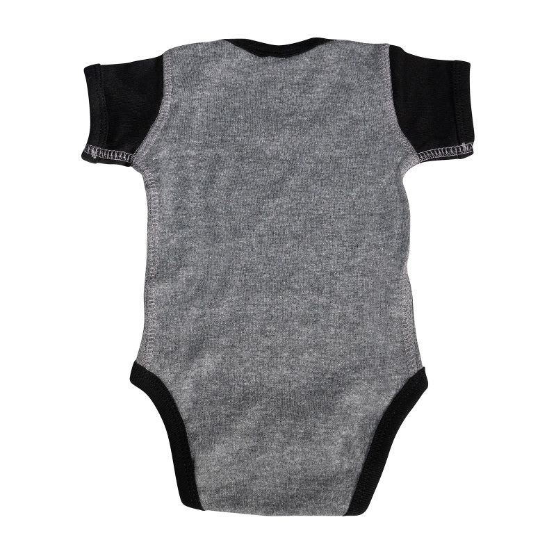 Turn 14 Distribution Baby Onesie - Grey Turn 14 Distribution Baby Onesie - Grey