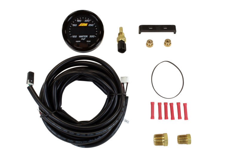 AEM X-Series Temperature 100-300F Gauge Kit (ONLY Black Bezel and Water Temp. Faceplate) AEM X-Series Temperature 100-300F Gauge Kit (ONLY Black Bezel and Water Temp. Faceplate)