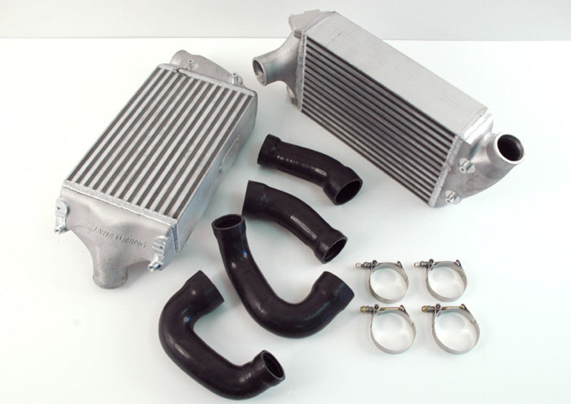 AWE Tuning 997TT/GT2 Performance Intercoolers - Black Hoses AWE Tuning 997TT/GT2 Performance Intercoolers - Black Hoses