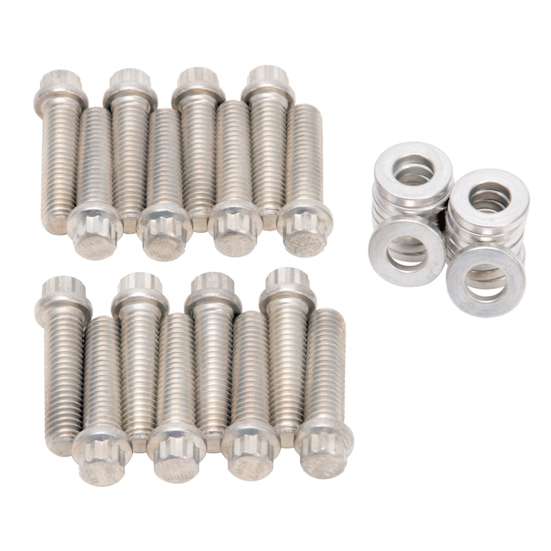 Edelbrock Plated Intk Bolt Kit for 2161 Edelbrock Plated Intk Bolt Kit for 2161