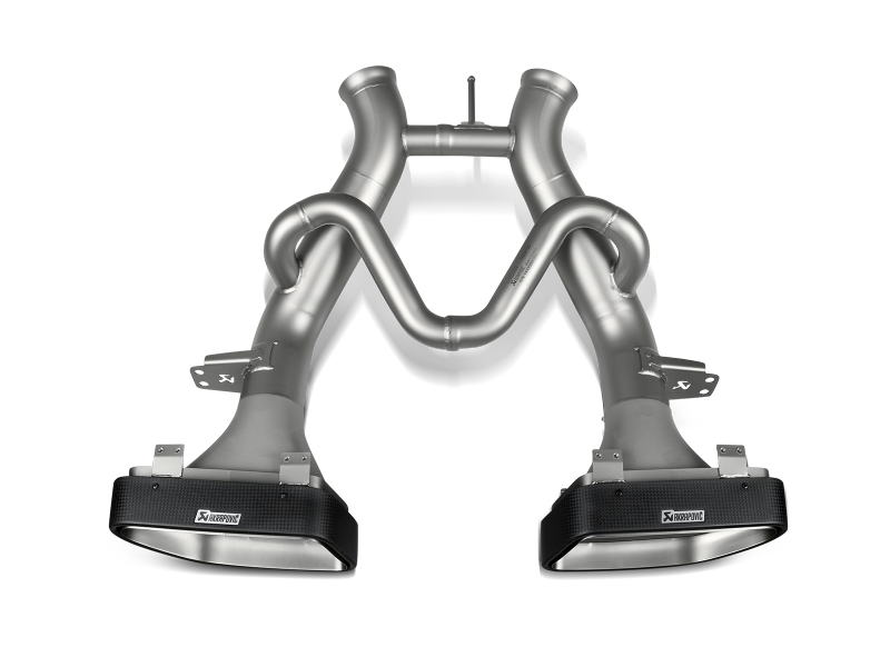Akrapovic 14-17 McLaren 650S/650S Spyder Slip-On Line (Titanium) w/ Carbon Tips Akrapovic 14-17 McLaren 650S/650S Spyder Slip-On Line (Titanium) w/ Carbon Tips