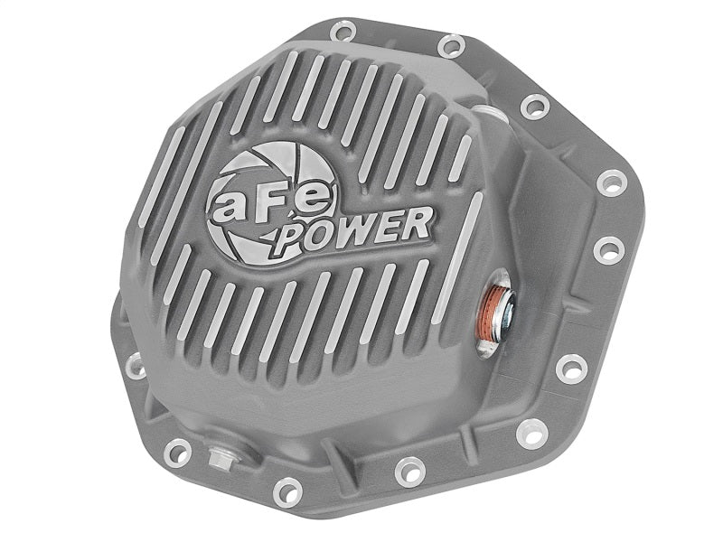 aFe Power Street Ser Rear Diff Cover Raw w/Mach Fin 2017 Ford Diesel Trucks V8-6.7L(td) Dana M275-14 aFe Power Street Ser Rear Diff Cover Raw w/Mach Fin 2017 Ford Diesel Trucks V8-6.7L(td) Dana M275-14