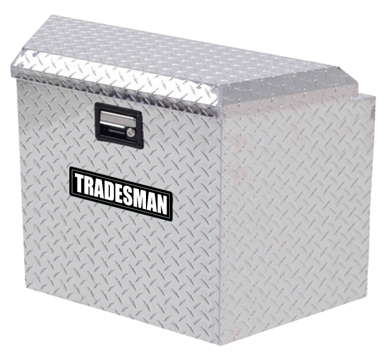 Tradesman Aluminum Trailer Tongue Storage Box (16in.) - Brite Tradesman Aluminum Trailer Tongue Storage Box (16in.) - Brite