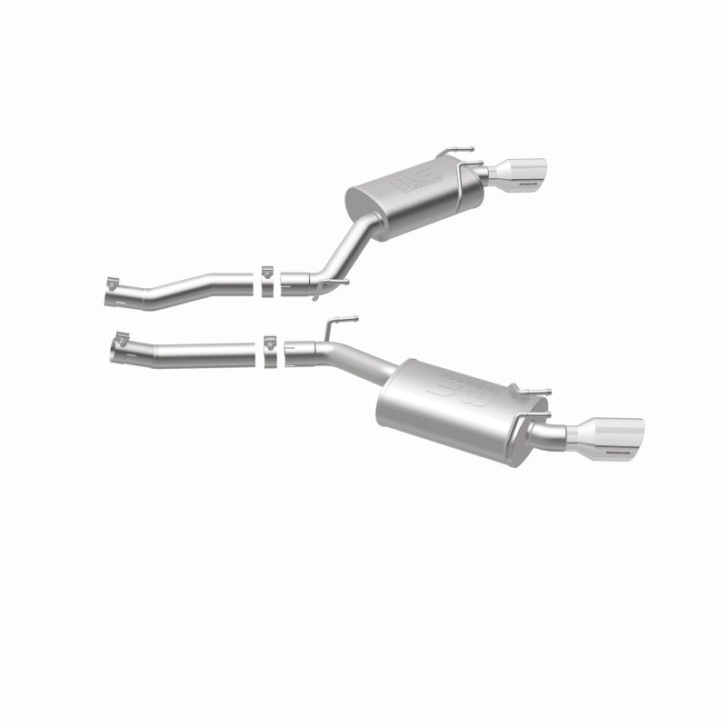MagnaFlow Axle-Back Stainless Dual Split 4in Polished Tips 10-15 Chevrolet Camaro Convert. 3.6L V6 MagnaFlow Axle-Back Stainless Dual Split 4in Polished Tips 10-15 Chevrolet Camaro Convert. 3.6L V6