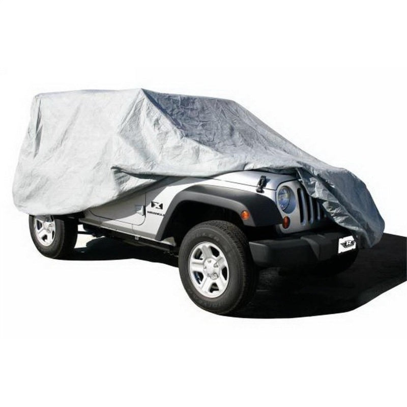 Rampage 2007-2018 Jeep Wrangler(JK) Car Cover - Grey Rampage 2007-2018 Jeep Wrangler(JK) Car Cover - Grey