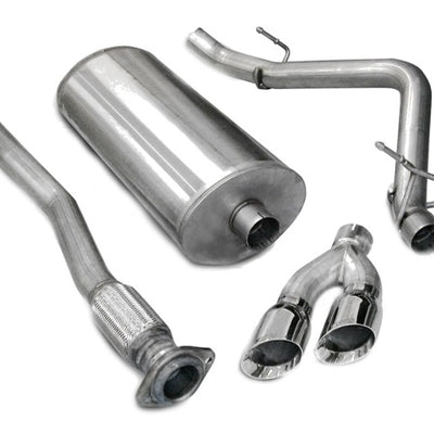 Corsa 2007-2008 Chevrolet Silverado Crew Cab/Short Bed 1500 4.8L V8 Polished Sport Cat-Back Exhaust