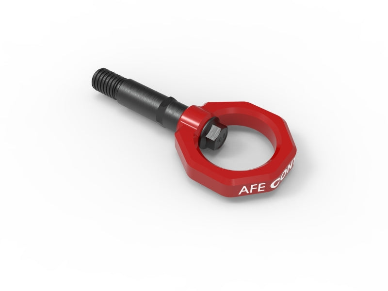 aFe Control Rear Tow Hook Red 20-21 Toyota GR Supra (A90) aFe Control Rear Tow Hook Red 20-21 Toyota GR Supra (A90)