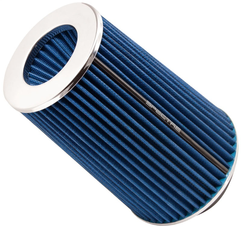 Spectre Adjustable Conical Air Filter 9-1/2in. Tall (Fits 3in. / 3-1/2in. / 4in. Tubes) - Blue Spectre Adjustable Conical Air Filter 9-1/2in. Tall (Fits 3in. / 3-1/2in. / 4in. Tubes) - Blue