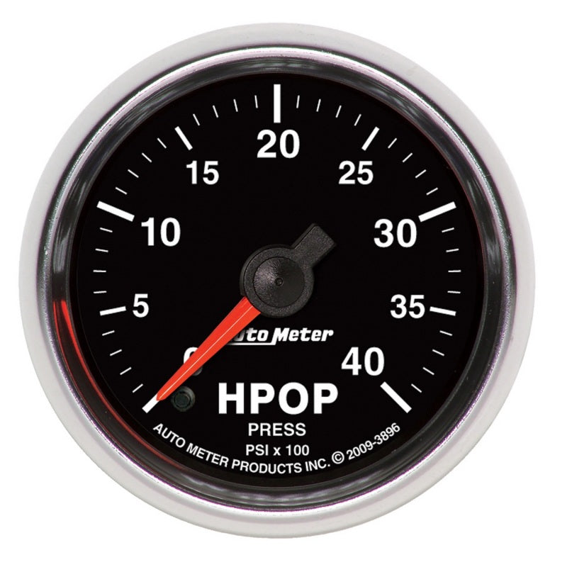 Autometer GS Series 2-1/16in High Pressure Oil Pump 0-4K PSI Digital Stepper Motor Electrical Gauge Autometer GS Series 2-1/16in High Pressure Oil Pump 0-4K PSI Digital Stepper Motor Electrical Gauge