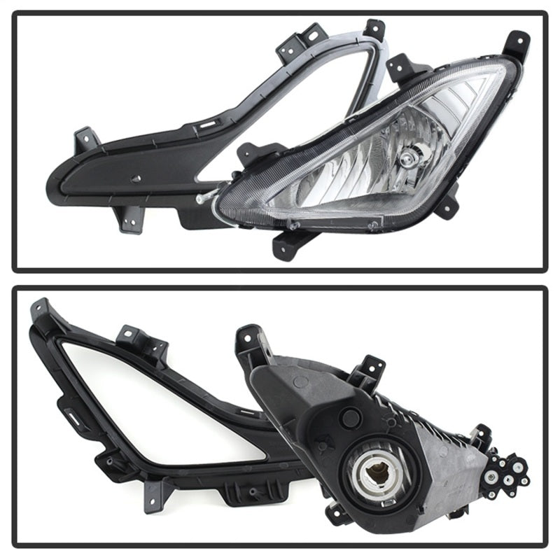 Spyder Hyundai Elantra 2014+ OEM Style Fog Lights W/Switch Clear FL-HYE2014-C Spyder Hyundai Elantra 2014+ OEM Style Fog Lights W/Switch Clear FL-HYE2014-C