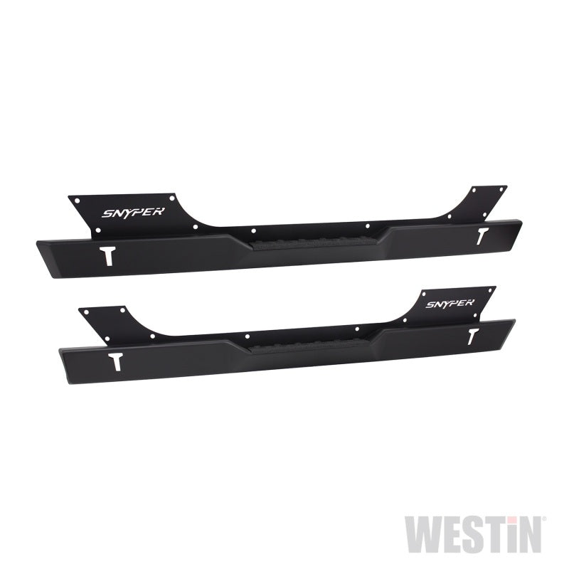 Westin/Snyper 07-17 Jeep Wrangler Rock Slider Steps - Textured Black Westin/Snyper 07-17 Jeep Wrangler Rock Slider Steps - Textured Black