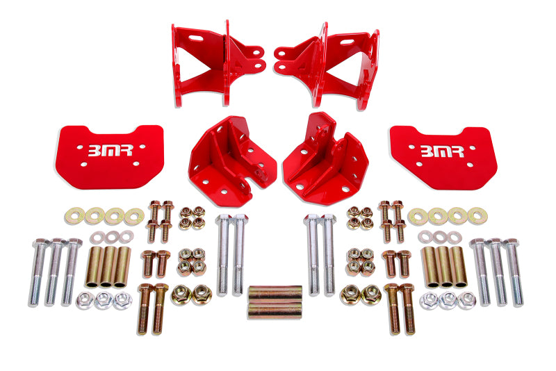 BMR 79-04 Mustang Rear Coilover Conversion Kit w/ Control Arm Bracket - Red BMR 79-04 Mustang Rear Coilover Conversion Kit w/ Control Arm Bracket - Red