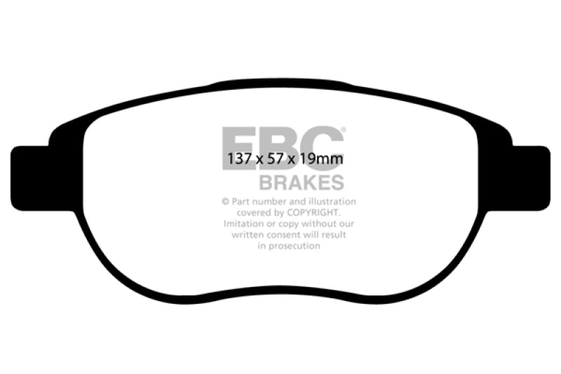 EBC Brakes Greenstuff 2000 Series Sport Pads EBC Brakes Greenstuff 2000 Series Sport Pads