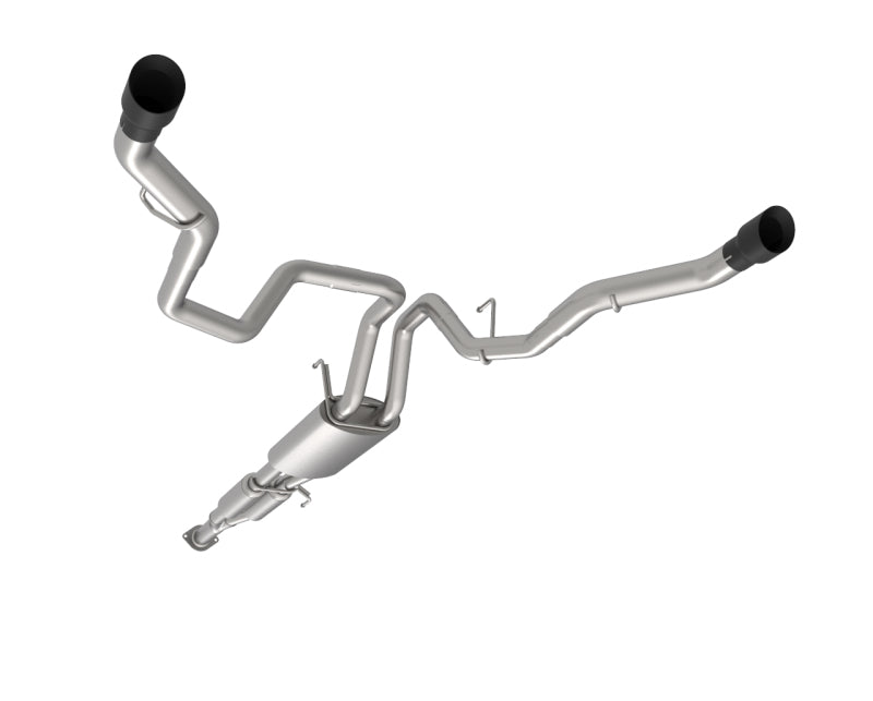 Kooks 21+ Ford F150 2.7/3.5/5.0L 3in Dual Cat-Back Rear Exit Exhaust w/BlackTips Kooks 21+ Ford F150 2.7/3.5/5.0L 3in Dual Cat-Back Rear Exit Exhaust w/BlackTips