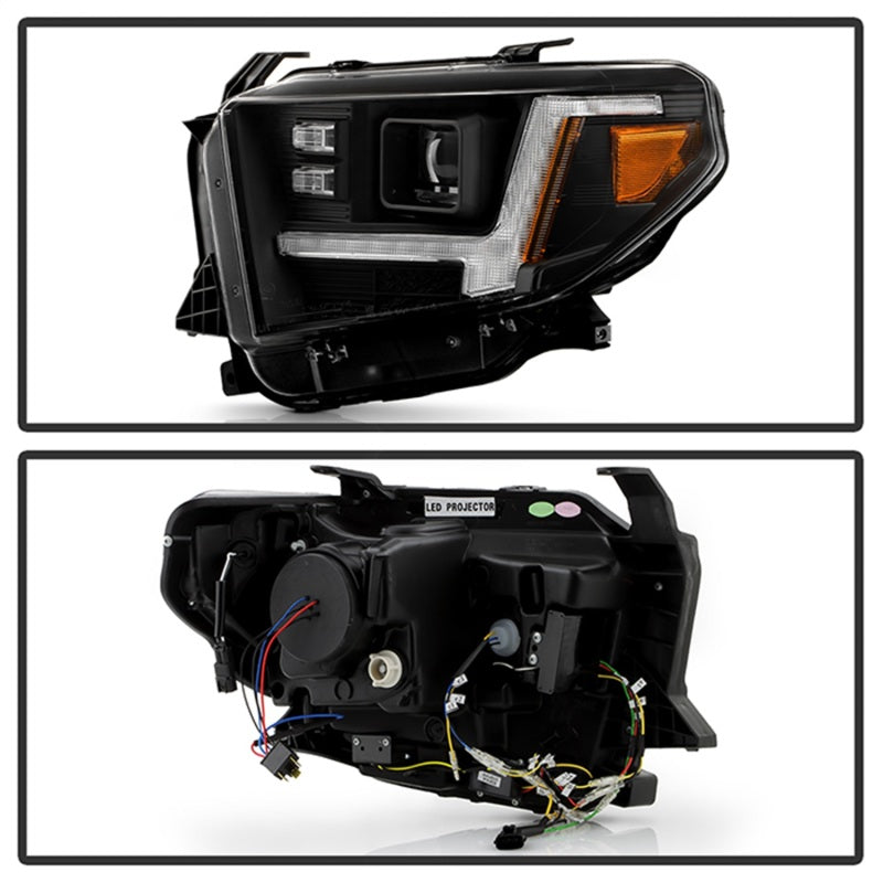 Spyder Apex 14-21 Toyota Tundra High-Power LED Module Headlights - Black (PRO-YD-TTU14V2AP-SBSEQ-BK) Spyder Apex 14-21 Toyota Tundra High-Power LED Module Headlights - Black (PRO-YD-TTU14V2AP-SBSEQ-BK)