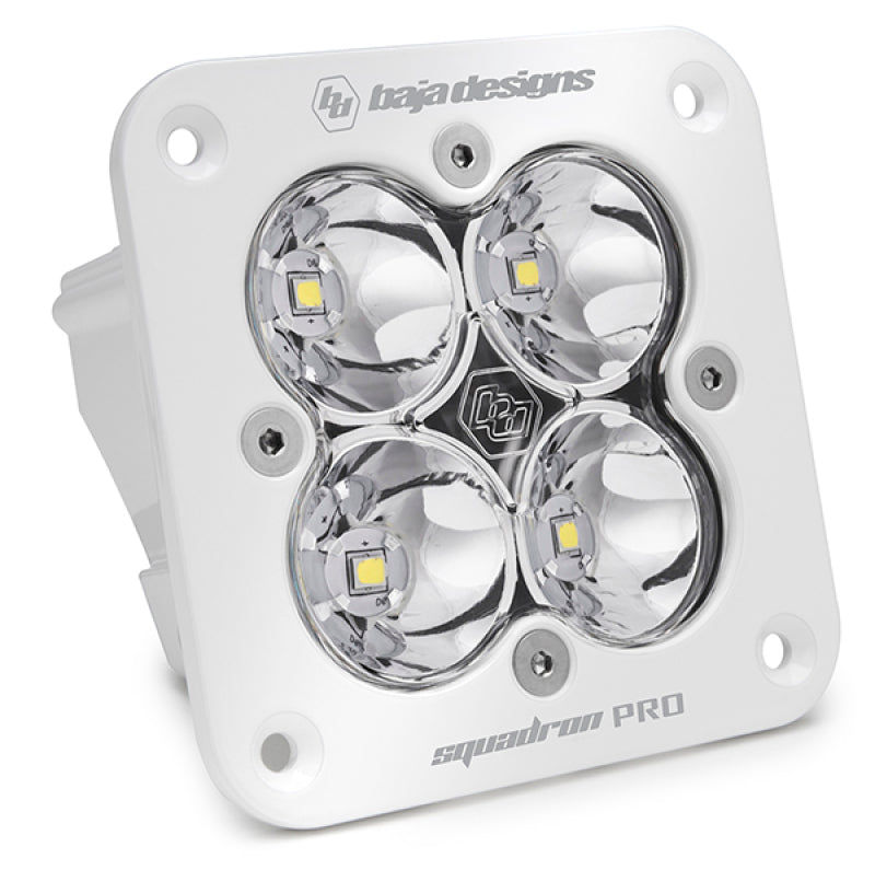 Baja Designs Squadron Pro Work/Scene Pattern White Flush Mount LED Light Pod - Clear Baja Designs Squadron Pro Work/Scene Pattern White Flush Mount LED Light Pod - Clear