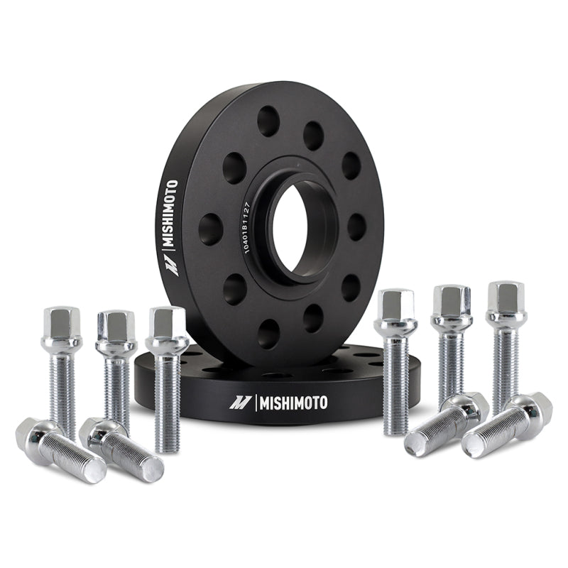 Mishimoto Wheel Spacers - 5x112 - 57.1 - 20 - M14 - Black Mishimoto Wheel Spacers - 5x112 - 57.1 - 20 - M14 - Black