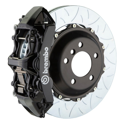 Brembo 08-16 R8 4.2/5.2 (CC Brake Eqpt) Rr GT BBK 6Pis Cast 380x32 2pc Rotor Slotted Type3-Black