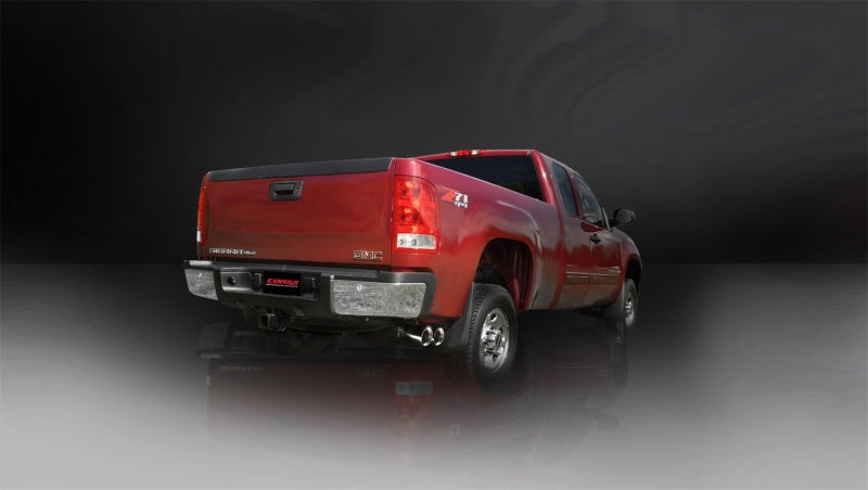 Corsa 2011-2013 Chevrolet Silverado Ext. Cab/Std. Bed 2500 6.0L V8 Polished Sport Cat-Back Exhaust Corsa 2011-2013 Chevrolet Silverado Ext. Cab/Std. Bed 2500 6.0L V8 Polished Sport Cat-Back Exhaust