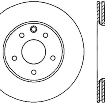 StopTech Power Slot 06-07 350Z / 05-07 G35 / 06-07 G35X SportStop CRYO Slotted Rear Right Rotor
