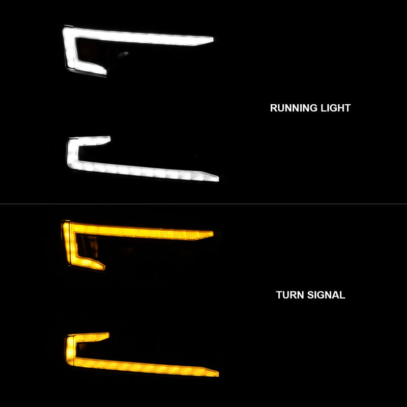 ANZO 19-22 Chevrolet Silverado 1500 LED Proj HL w/Lgt Bar SwBk Seq. Blk w/In. Light - Passenger Side ANZO 19-22 Chevrolet Silverado 1500 LED Proj HL w/Lgt Bar SwBk Seq. Blk w/In. Light - Passenger Side