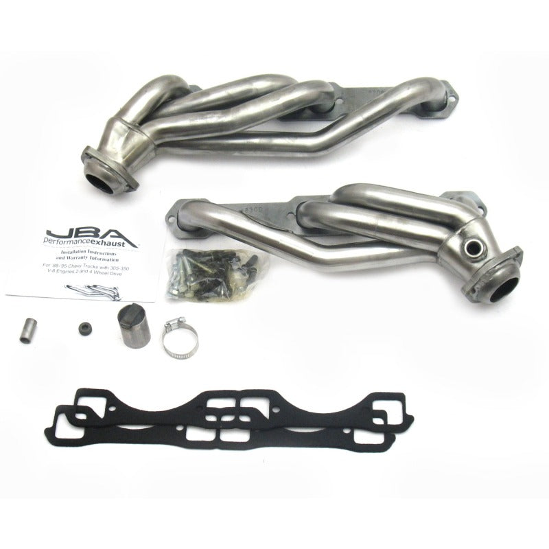 JBA 92-95 Chevrolet Blazer 5.0L/5.7L w/o A.I.R. 1-1/2in Primary Raw 409SS Cat4Ward Header JBA 92-95 Chevrolet Blazer 5.0L/5.7L w/o A.I.R. 1-1/2in Primary Raw 409SS Cat4Ward Header