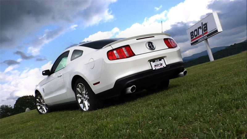 Borla 11-12 Ford Mustang 3.7L AT/MT RWD 2dr ATAK SS Catback Exhaust Borla 11-12 Ford Mustang 3.7L AT/MT RWD 2dr ATAK SS Catback Exhaust