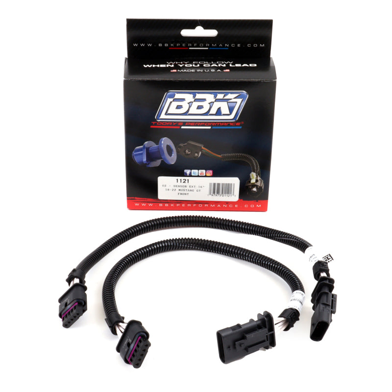 BBK 18-20 Ford Mustang GT O2 Sensor Wire Harness Extensions 16in (Pair) BBK 18-20 Ford Mustang GT O2 Sensor Wire Harness Extensions 16in (Pair)